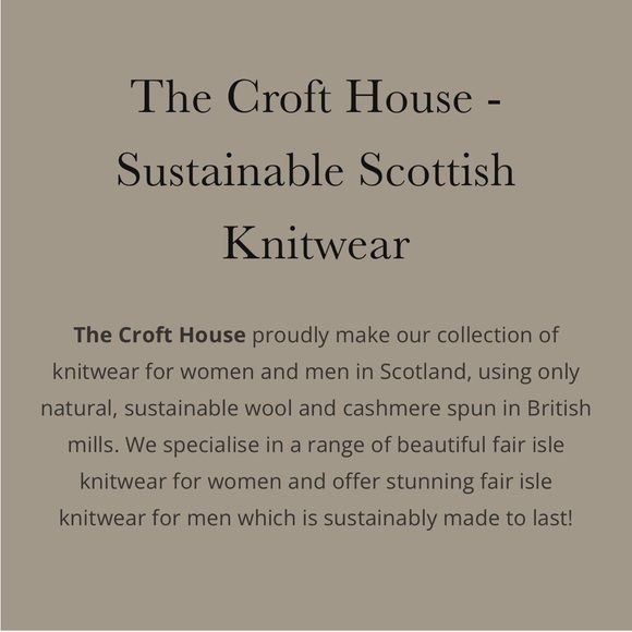 The Croft House Scottish Wool Fair Isle Sweater Size Small - Picture 10 of 15